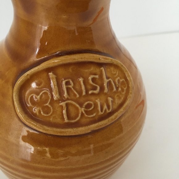 Vintage Brown Irish Dew Ceramic Vase - Picture 4 of 9